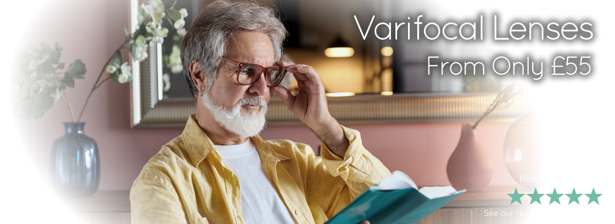 Varifocal Glasses Online - JustGoodGlasses