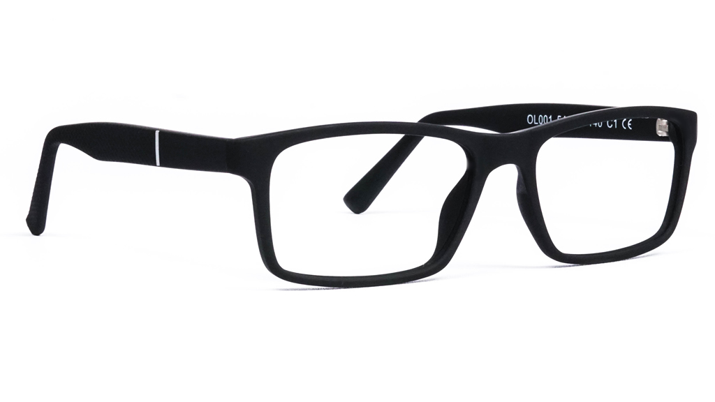 OL 01-1 Black Glasses | JustGoodGlasses